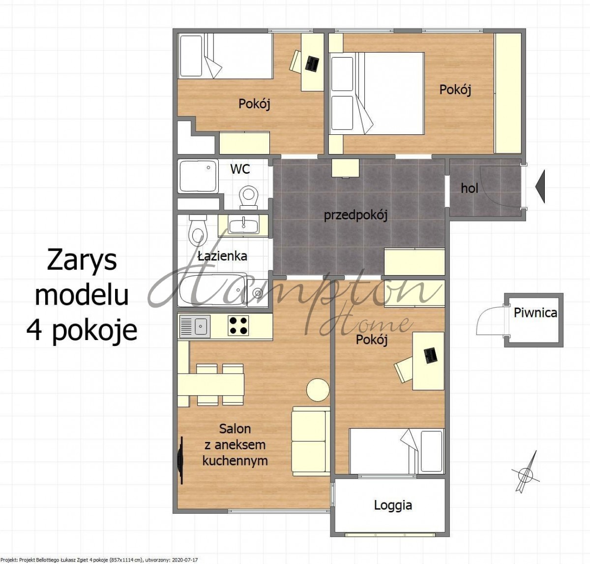 Mieszkanie, 3 pok., 64 m2, Warszawa Wola (8)