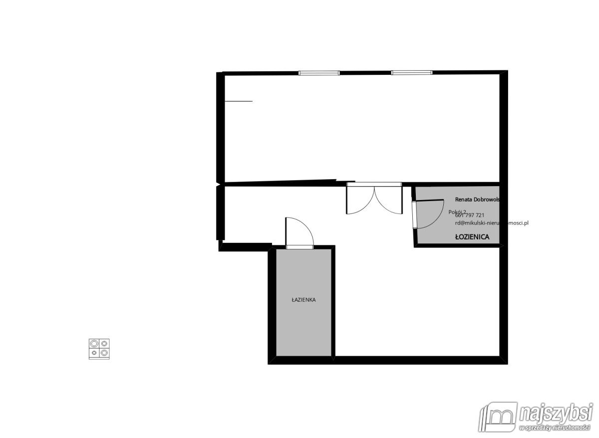 Mieszkanie, 1 pok., 34 m2, Goleniów Łozienica (17)