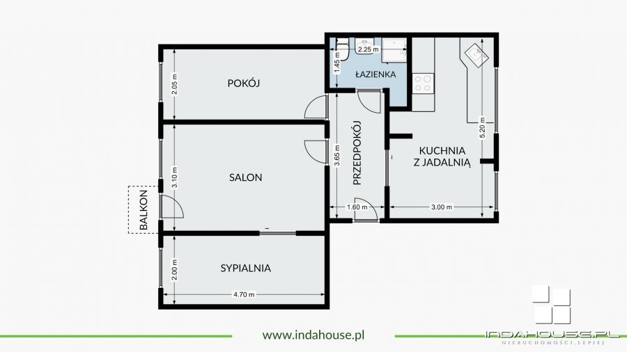 Mieszkanie, 4 pok., 57 m2, Ustka  (12)