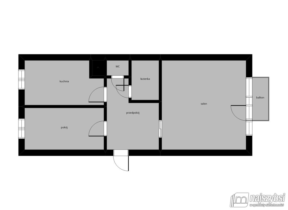 Mieszkanie, 2 pok., 42 m2, Stargard Os. Chopina (17)