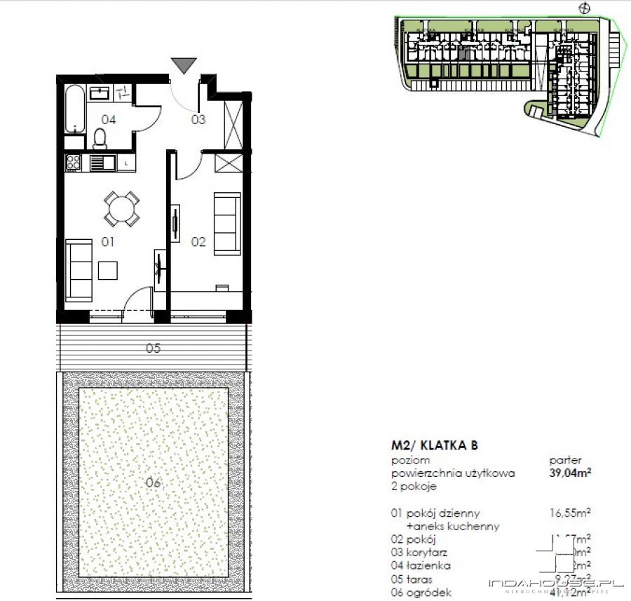 Mieszkanie, 2 pok., 39 m2, Koszalin  (2)