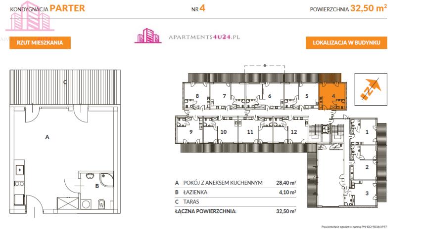 Mieszkanie, 1 pok., 32 m2, Mielno  (4)