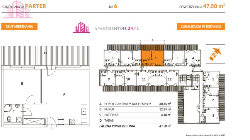 Mieszkanie, 2 pok., 47 m2, Mielno  (5)