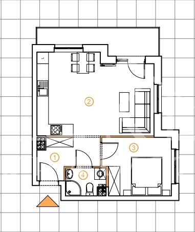 Mieszkanie, 2 pok., 43 m2, Mierzyn  (13)