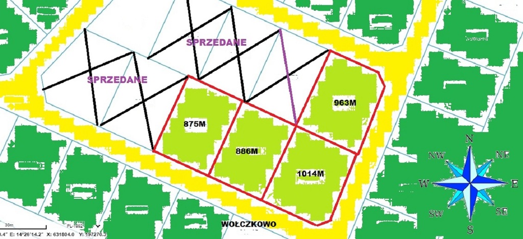 Kompleks działek w Wołczkowie (1)