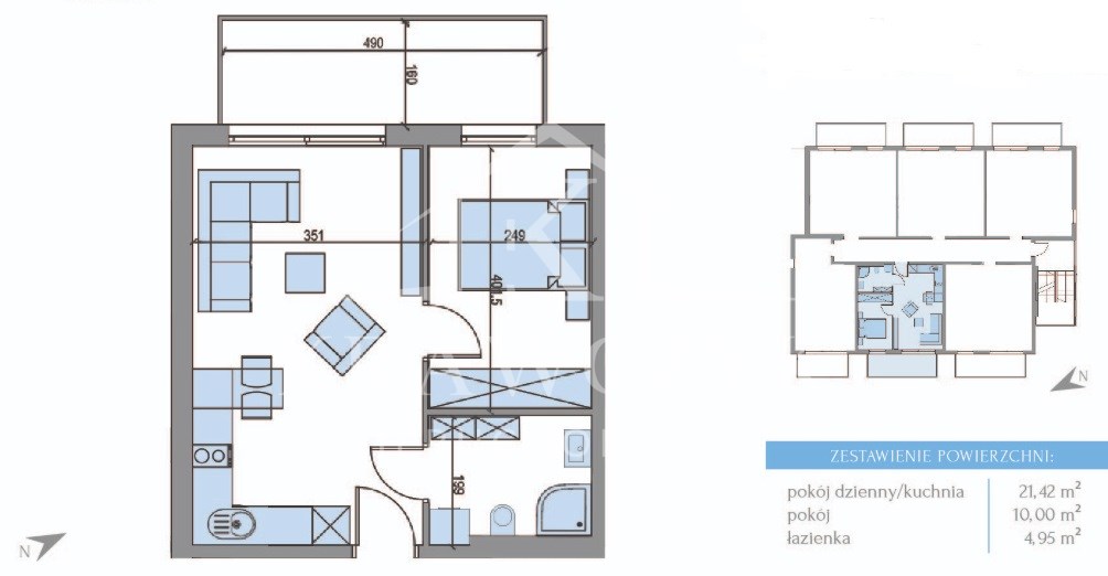 Mieszkanie, 2 pok., 36 m2, Rewal  (8)