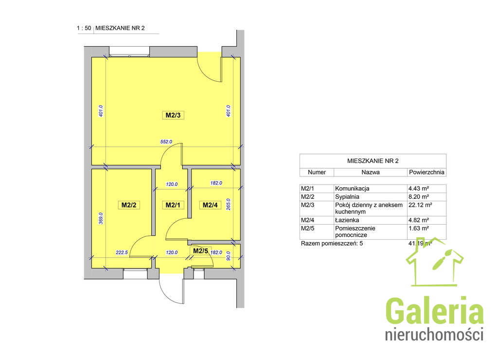 Mieszkanie 41m2 | 2pok | taras | pod Goleniowem (9)
