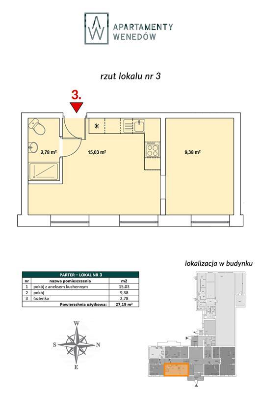 Mieszkanie, 2 pok., 27 m2, Koszalin  (2)