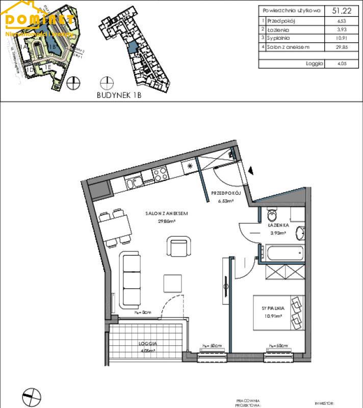 Mieszkanie, 2 pok., 51 m2, Gdańsk Las, Przystanek Autobusowy, Przystanek Skm, Tereny (7)