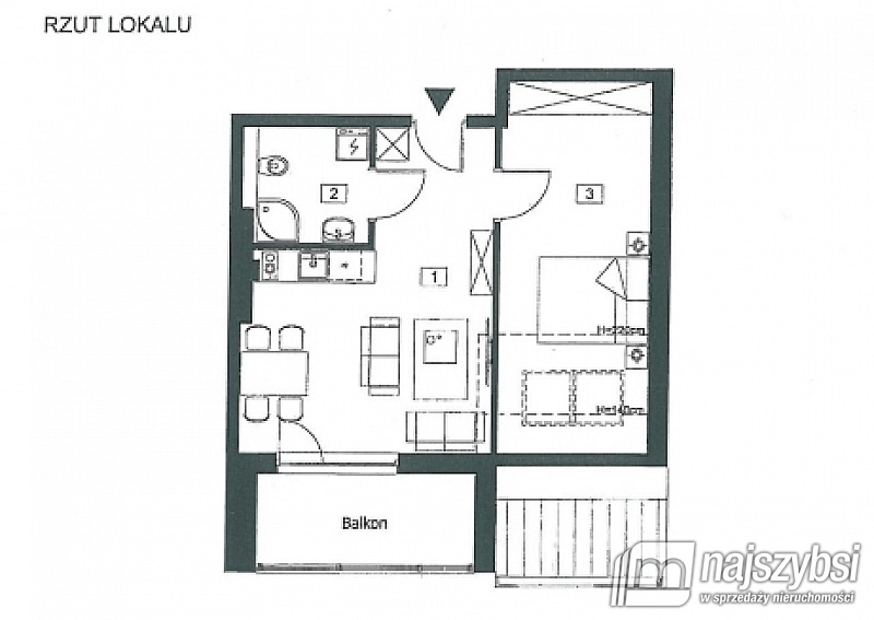 Mieszkanie, 2 pok., 43 m2, Kołobrzeg Pod Miastem (17)