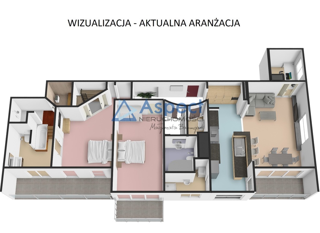 Unikalny apartament, sauna, 2 balkony,2 łazienki (4)