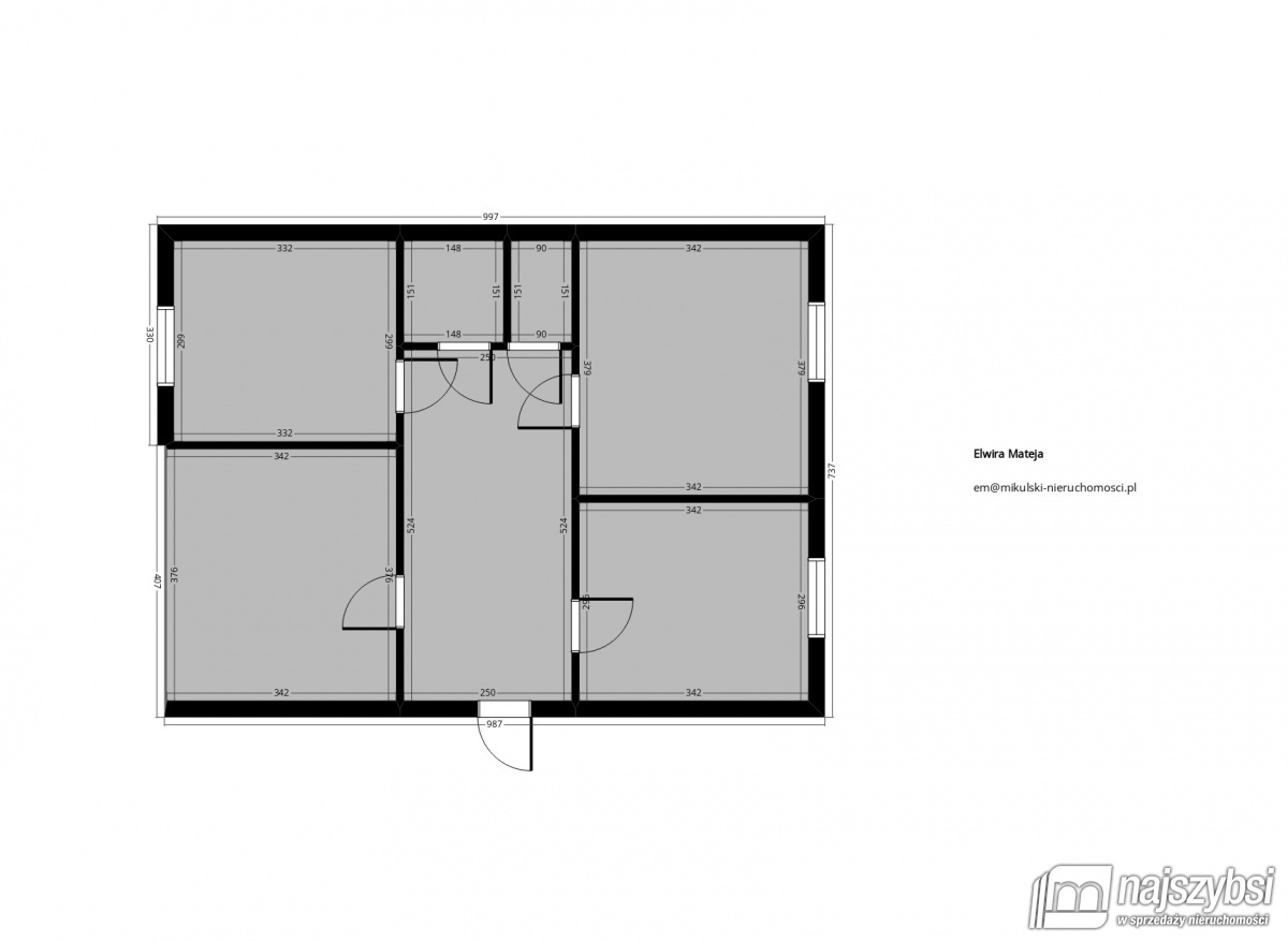 Mieszkanie, 3 pok., 73 m2, Baszewice  (20)