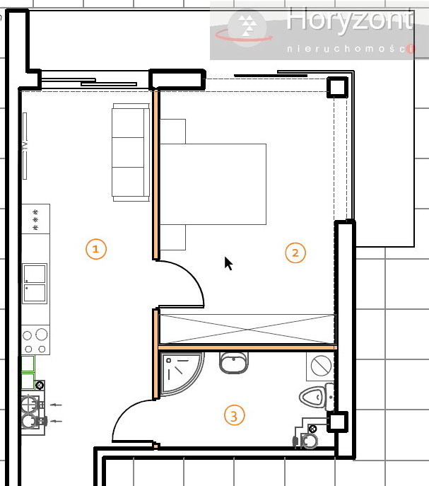 Mieszkanie, 2 pok., 47 m2, Międzyzdroje  (1)
