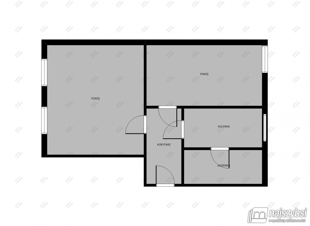 Mieszkanie, 2 pok., 52 m2, Stargard  (11)