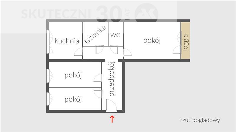 Mieszkanie, 3 pok., 66 m2, Koszalin  (2)