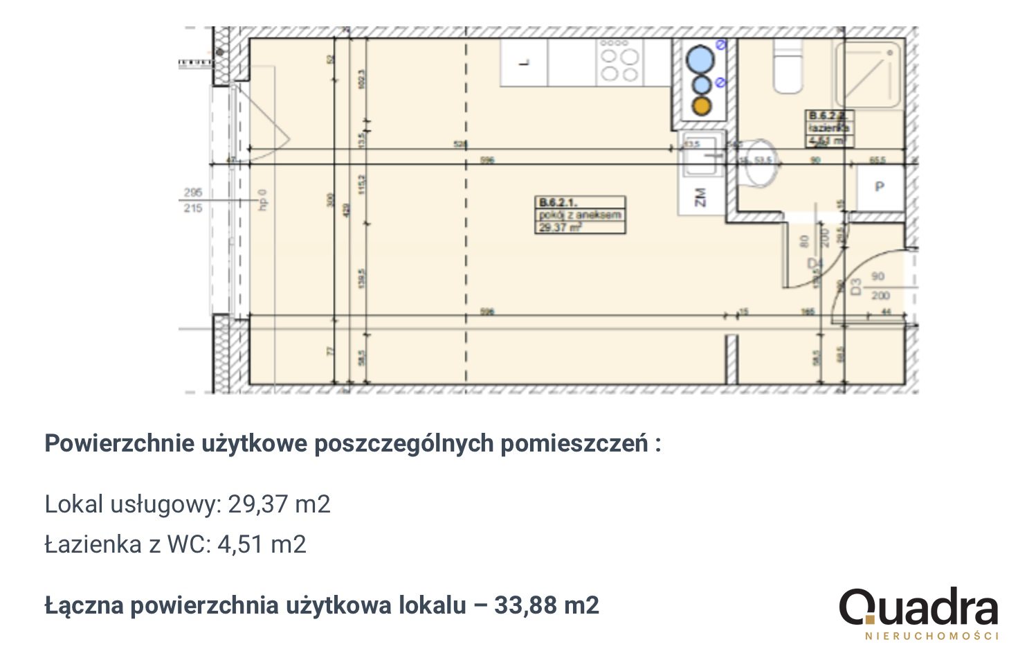 Mieszkanie, 2 pok., 32 m2, Szczecin Gumieńce (4)