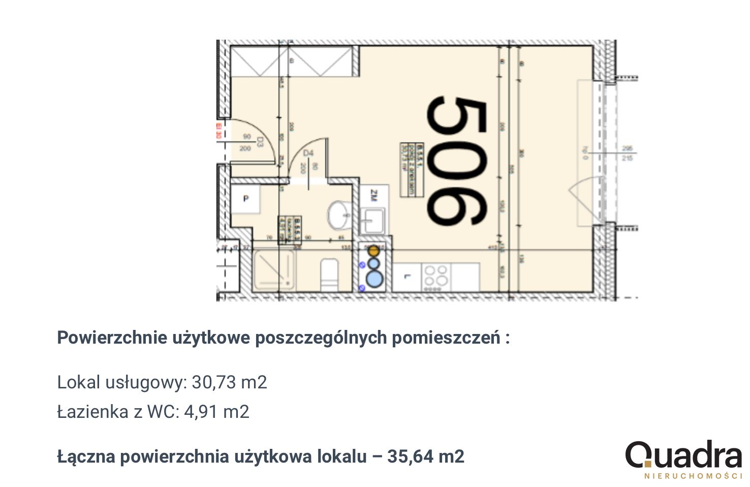 Mieszkanie, 2 pok., 32 m2, Szczecin Gumieńce (5)