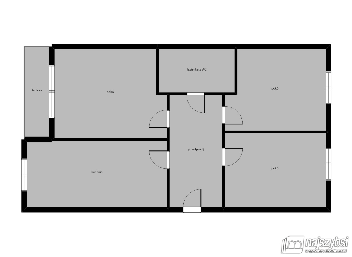 Mieszkanie, 3 pok., 72 m2, Stargard Ścisłe Centrum (10)