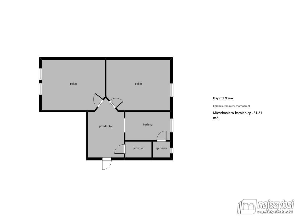 Mieszkanie, 2 pok., 81 m2, Świnoujście Centrum (2)