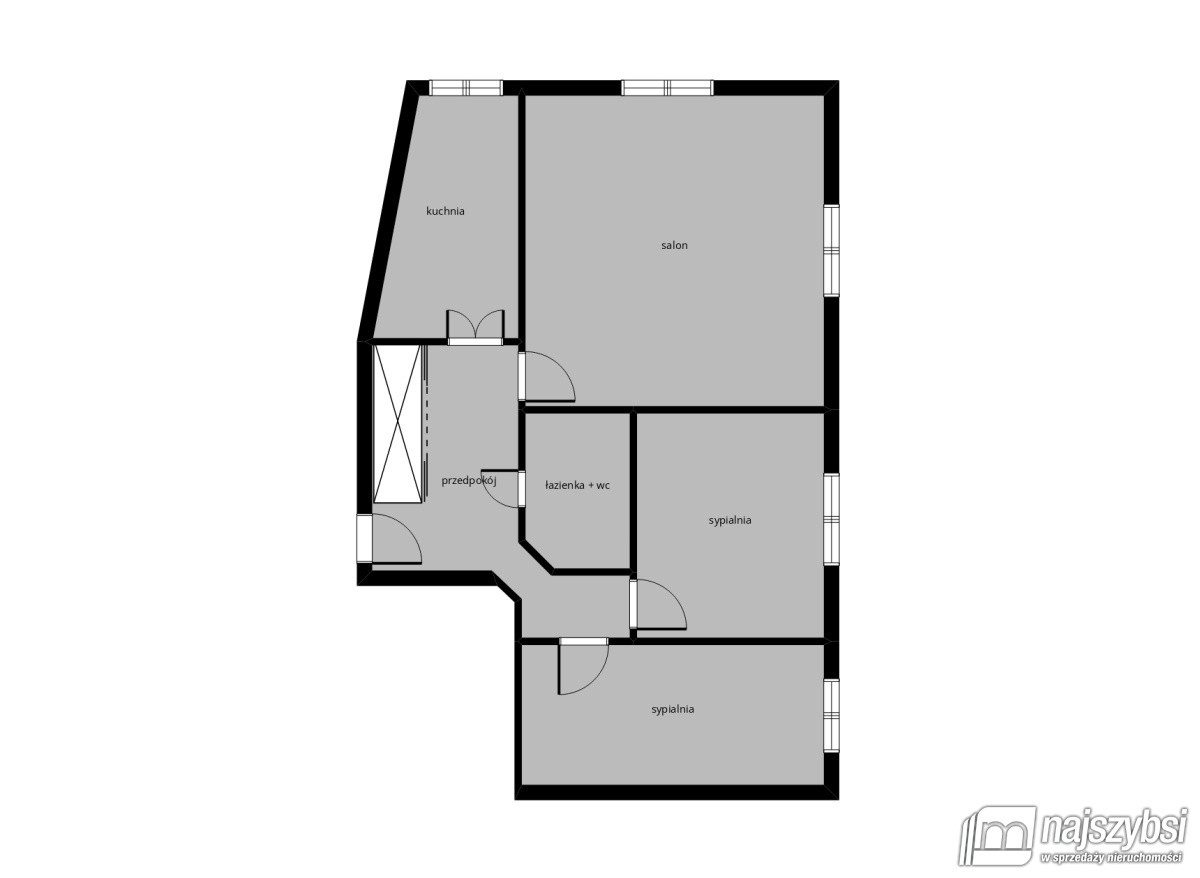Mieszkanie, 3 pok., 88 m2, Stargard Centrum (16)