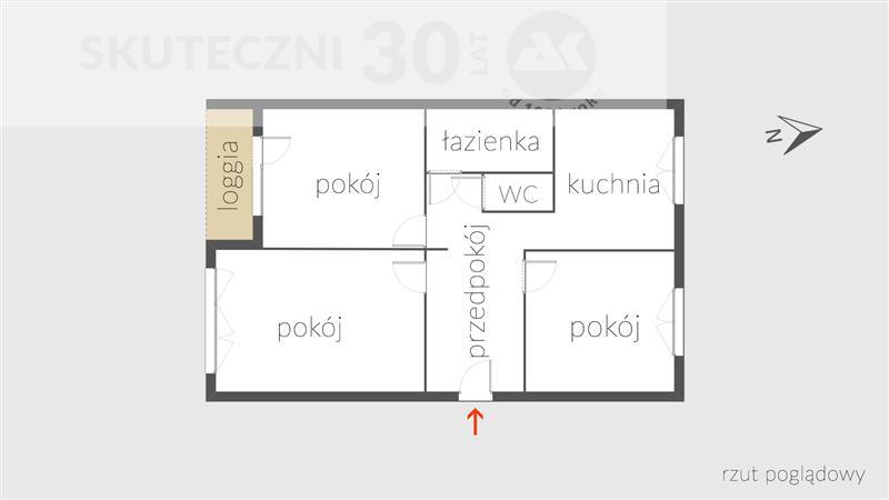 Mieszkanie, 3 pok., 65 m2, Polanów  (2)