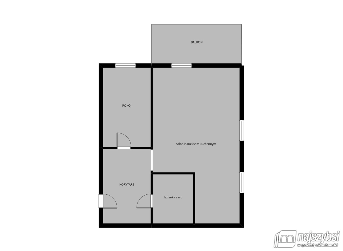 Mieszkanie, 2 pok., 39 m2, Stargard Os. Hallera (14)