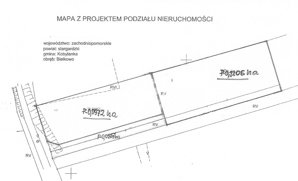 Bielkowo (Kobylanka), działka z warunkami zabudowy (1)