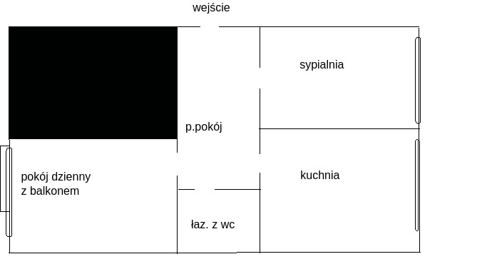 Mieszkanie, 2 pok., 44 m2, Koszalin  (4)