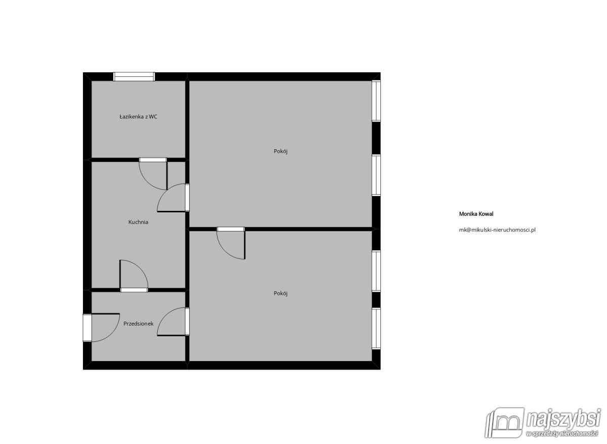 Mieszkanie, 2 pok., 49 m2, Drawsko Pomorskie Obrzeża (12)