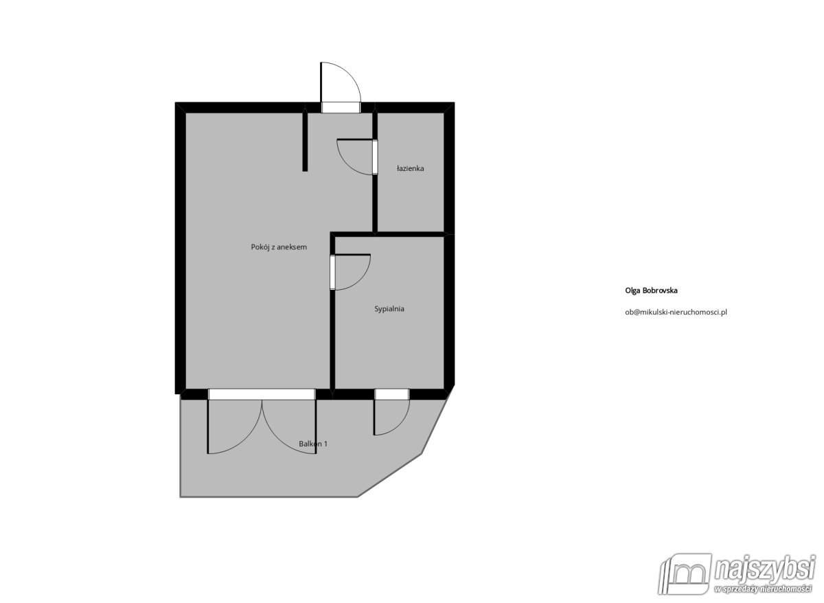 Mieszkanie, 2 pok., 34 m2, Świnoujście  (33)