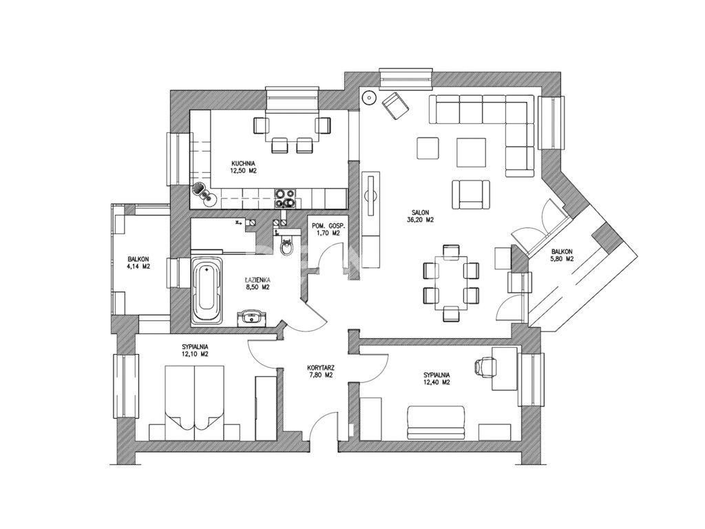 Mieszkanie na sprzedaż 91,2 m² - blisko morza (13)