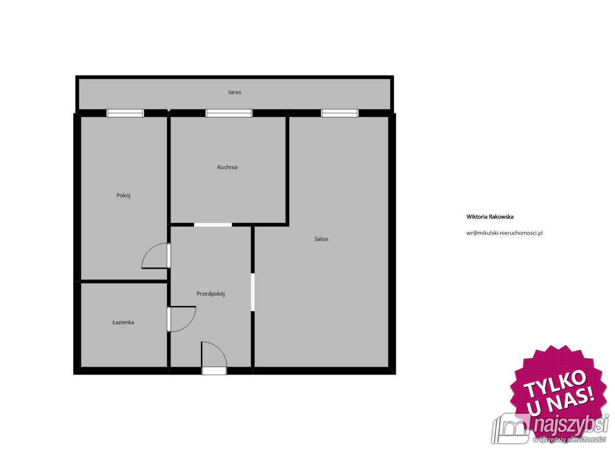 Mieszkanie, 2 pok., 45 m2, Stargard Pyrzyckie (13)