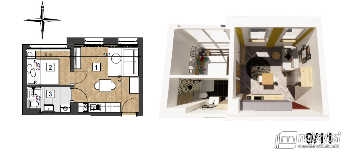 Mieszkanie, 2 pok., 30 m2, Świnoujście Centrum (18)
