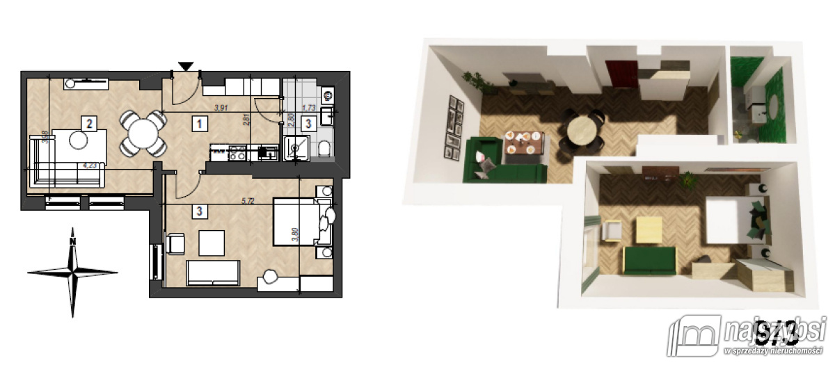 Mieszkanie, 2 pok., 30 m2, Świnoujście Centrum (19)