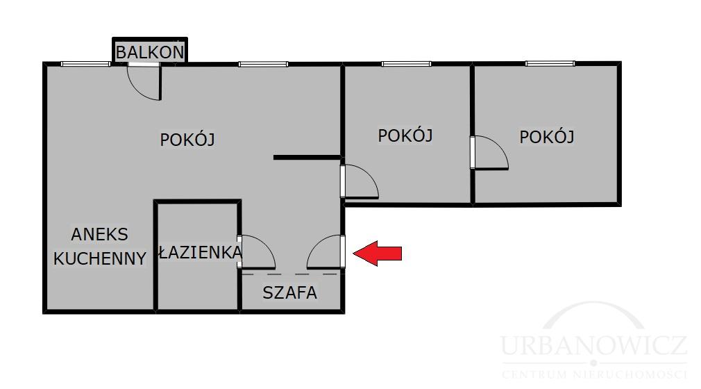 Mieszkanie, 3 pok., 57 m2, Koszalin  (9)