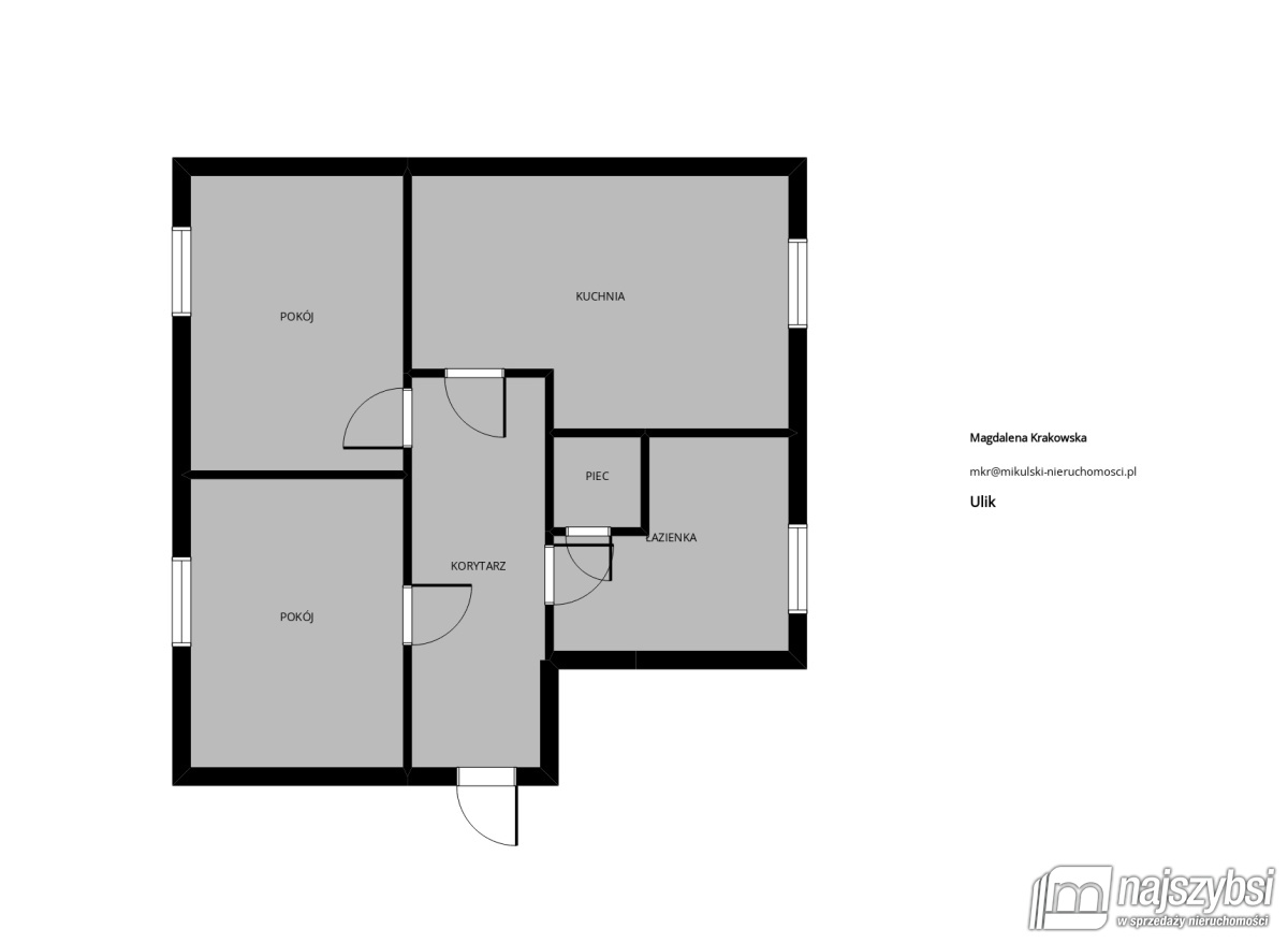 Mieszkanie, 2 pok., 47 m2, Stargard  (8)