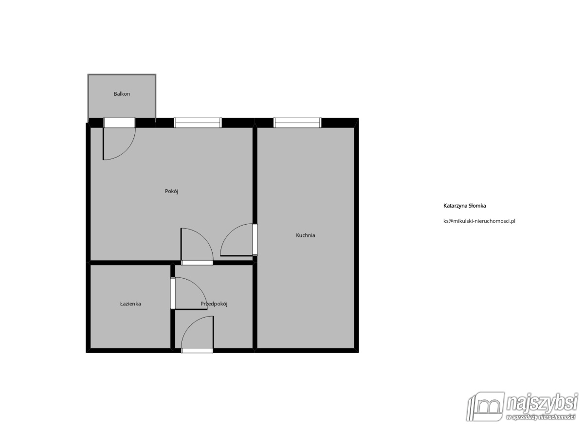 Mieszkanie, 1 pok., 37 m2, Stargard  (15)