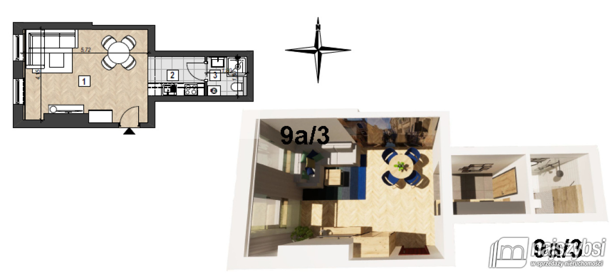Mieszkanie, 1 pok., 44 m2, Świnoujście Centrum (15)