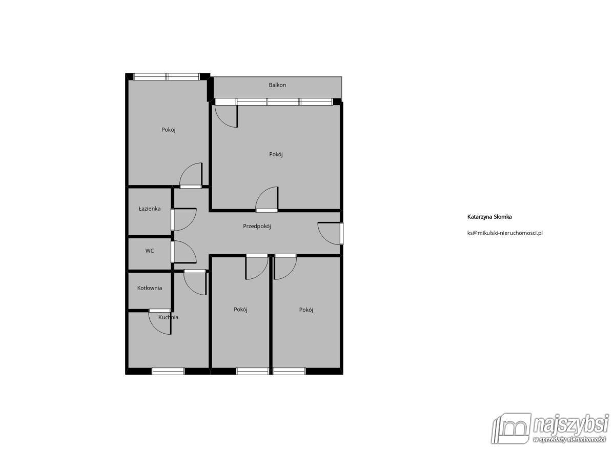 Mieszkanie, 4 pok., 77 m2, Stargard  (25)