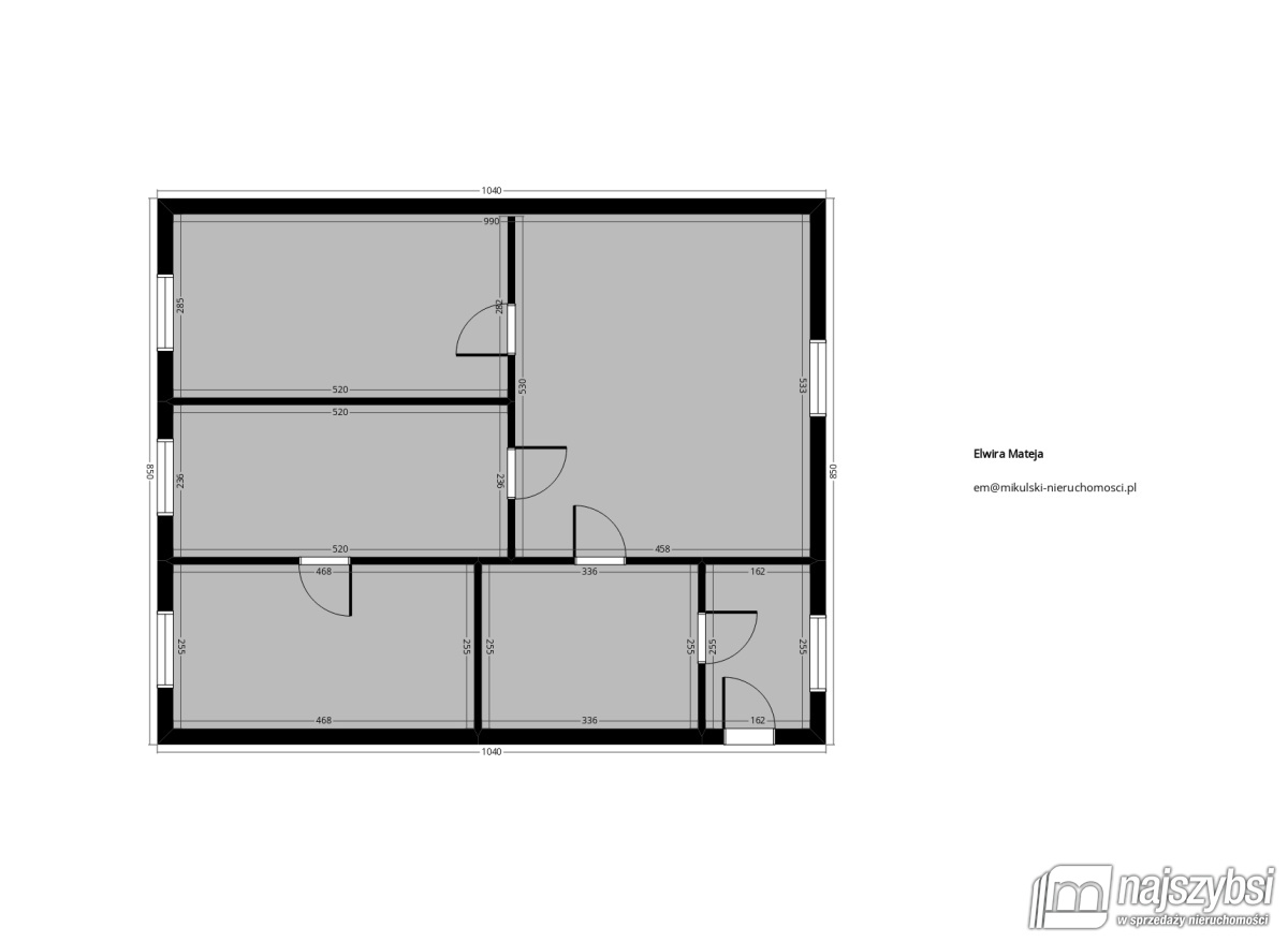 Mieszkanie, 3 pok., 47 m2, Nowogard Centrum (16)