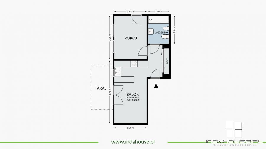 Mieszkanie, 2 pok., 39 m2, Siemianice  (12)