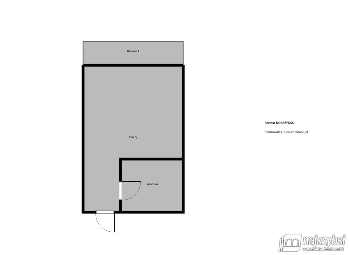 Mieszkanie, 1 pok., 27 m2, Kołobrzeg Strefa Uzdrowiskowa (12)