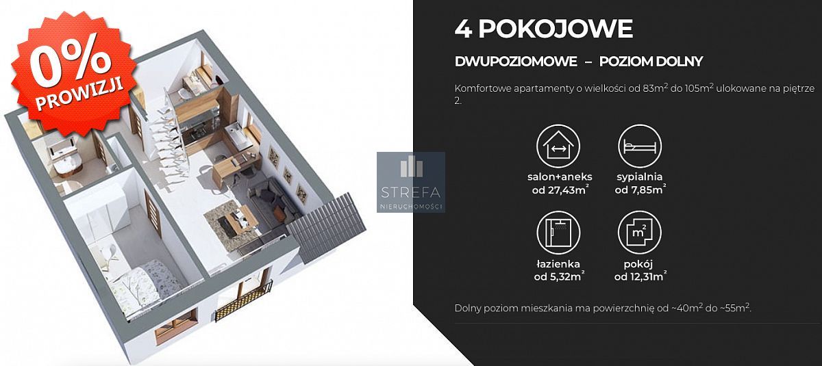 Mieszkanie, 4 pok., 83 m2, Skarbimierzyce  (5)