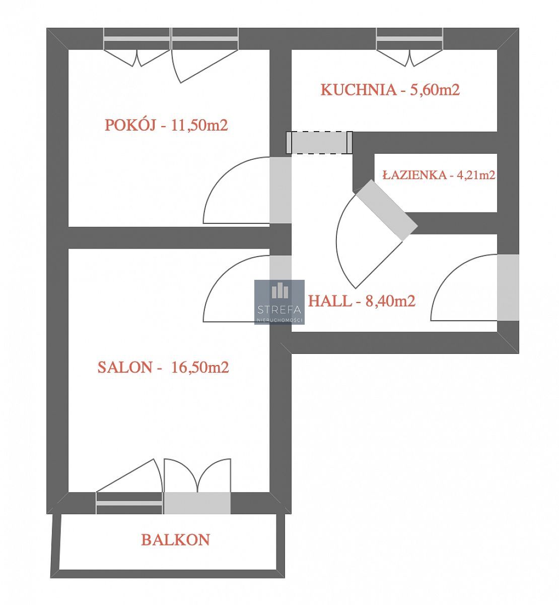 Mieszkanie, 2 pok., 46 m2, Szczecin Niebuszewo (8)