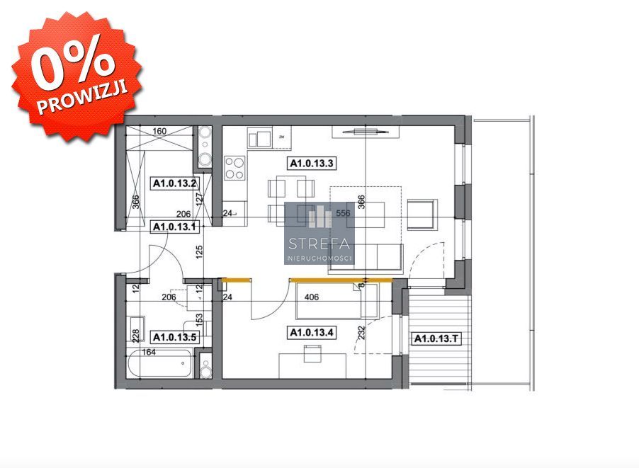 Mieszkanie, 2 pok., 41 m2, Szczecin Centrum (5)