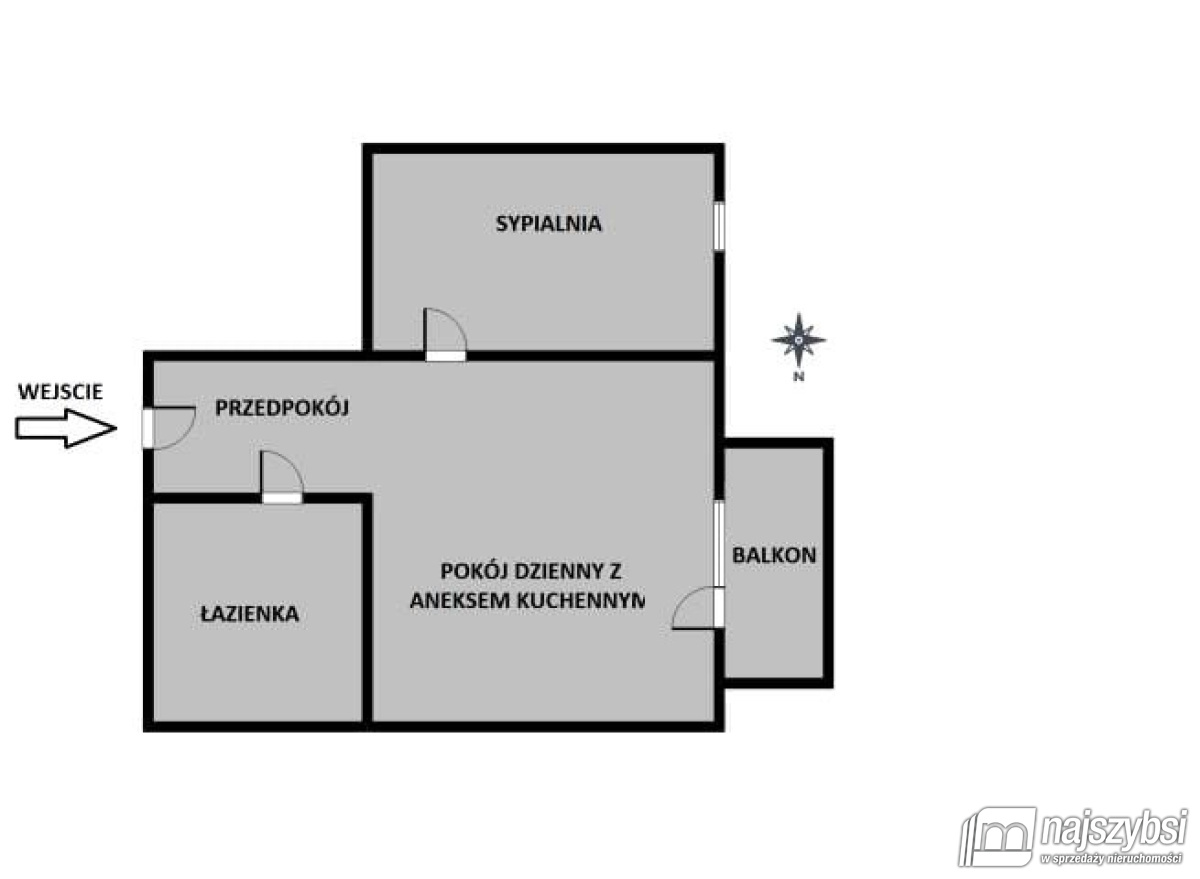 Mieszkanie, 2 pok., 36 m2, Kołobrzeg Blisko Plaży - Kamienny Szaniec (23)