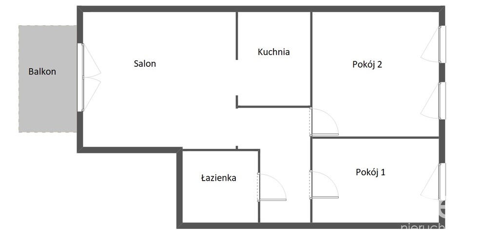 3 pokoje, winda, budynek bez barier, balkon, garaż (9)