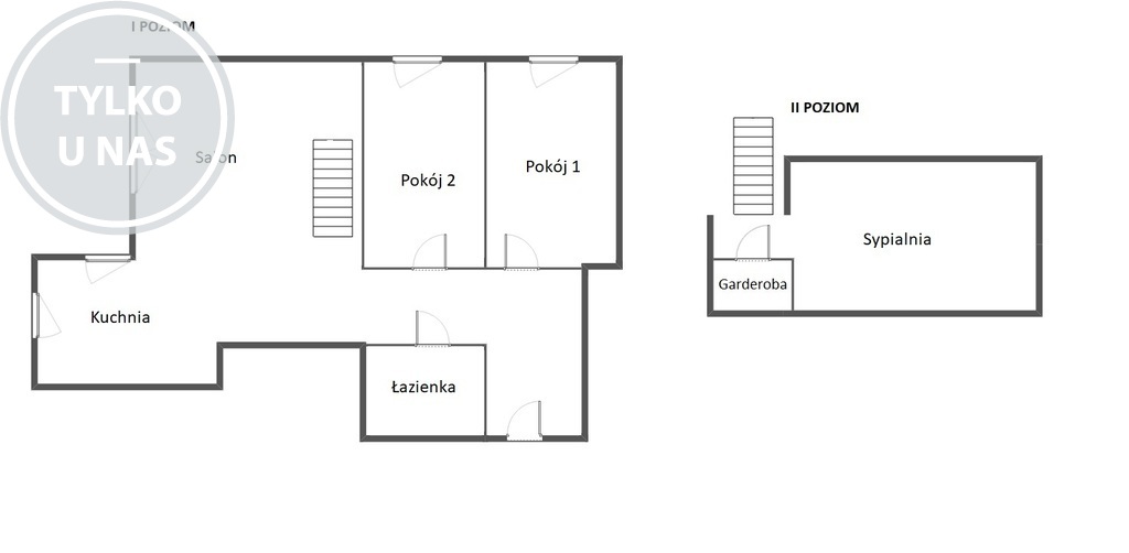 2 poziomy, 4 pokoje, balkon, garaż, Warszewo (17)
