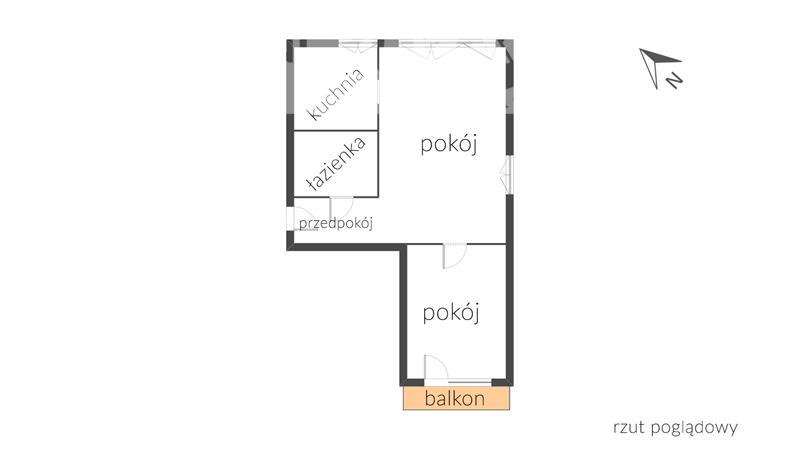 Mieszkanie, 2 pok., 44 m2, Koszalin  (2)
