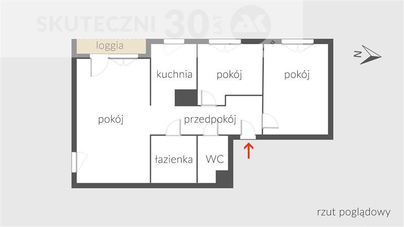 Mieszkanie, 3 pok., 51 m2, Koszalin  (2)